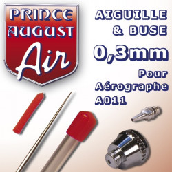 Aiguille et Buse de 0,3 mm pour Aérographe A011