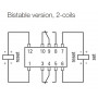 RELAIS BISTABLE A 2 BOBINES