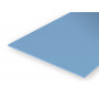 Plaque de styrène bleu transparente 150x300x0,25mm - Sachet de 2 pièces