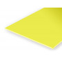 Plaque de styrène jaune transparente 150x300x0,25mm - Sachet de 2 pièces