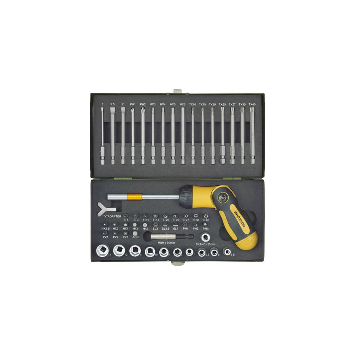 Kit Outils Pneumatiques Primefit 50 Pièces – Cliquet, Burin, Pistolet – ATK1000