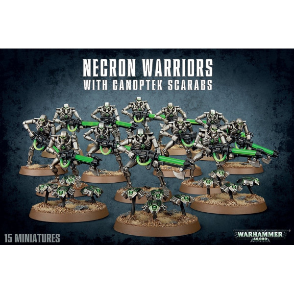40K - Necron Warriors With Canoptek Scarabs