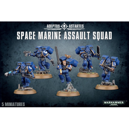40K - Space Marine Assault Squad