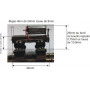 Bogie moteur HO métrique - entraxe sur mesure de 24 à 80 mm Bogie moteur HO métrique - entraxe sur mesure de 24 à 80 mm