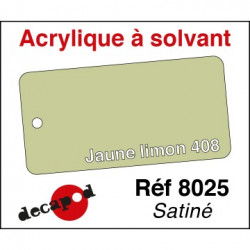 595-8025 Jaune limon 408 acrylique à solvant