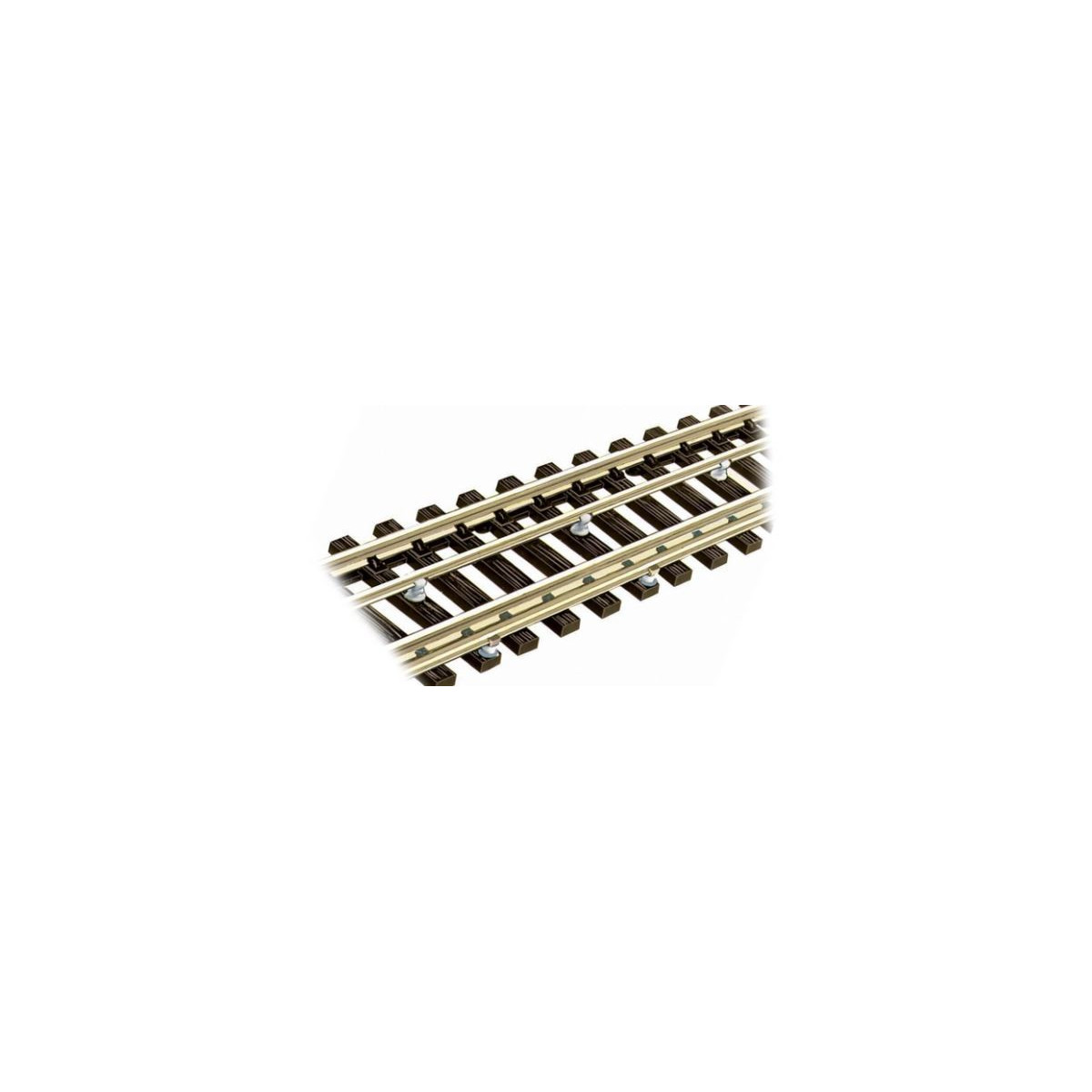 Profilé Code 60 Flat Bottom Rail maillechort 6 pcs