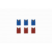 Jeu de 6 cavaliers de programmation pas de 2,54mm