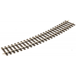 Rail courbe échelle zéro code 124 rayon 1028mm angle 22,5°