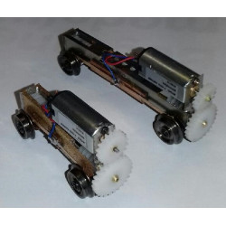 Bogie moteur HO métrique - entraxe sur mesure de 24 à 80 mm