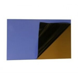Maillechort photospositif sur 2 faces 0,1x80x250