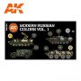 AK4130 MODERN RUSSIAN Colors Vol.1 (Acrylic Paint Set)