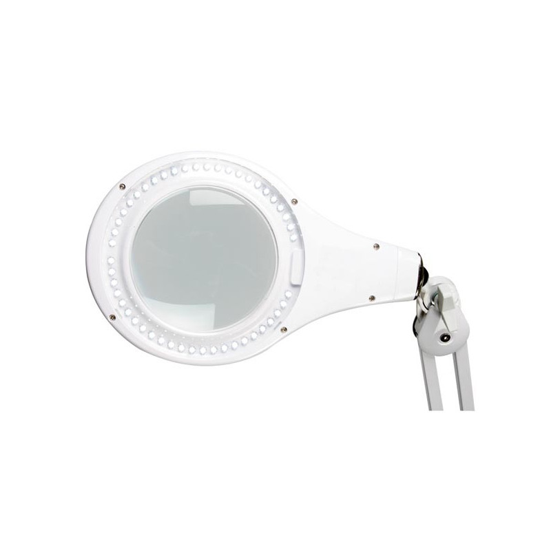 LAMPE-LOUPE LED 8 DIOPTRIES - 4 W - 48 LEDS - BLANC