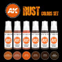 AK11605 RUST AND ABANDONED (Acrylic Colors Set)