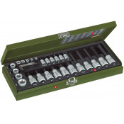 Clé à douille TX, ensemble spécial, 29 pièces