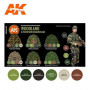 AK11632 WOODLAND & FLECKTARN CAMOUFLAGE