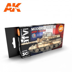 AK4080 AFV MODERN FRENCH Army Colours (Acrylic Paint Set)