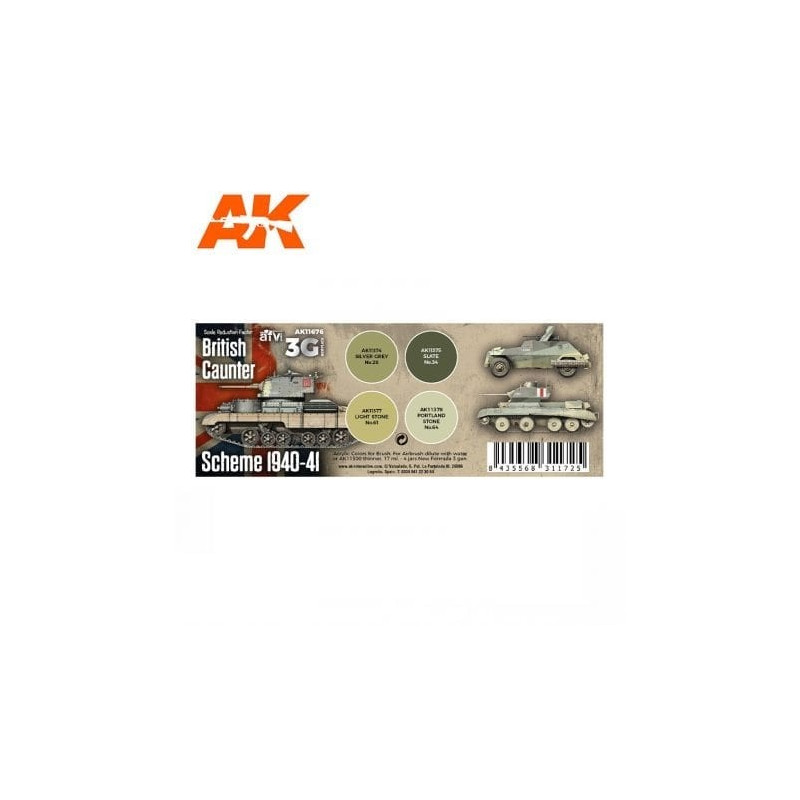 AK11676 BRITISH CAUNTER SCHEME 1940-41