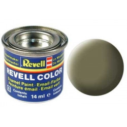 32145 Email Color Vert olive mat, 14ml, RAL 7003