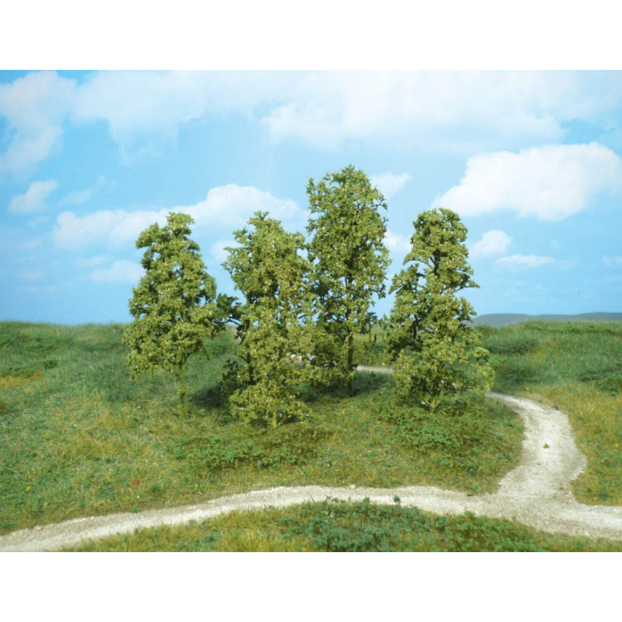 Lot De 10 Arbres Miniatures 6 Cm – Pour Maquettes, Dioramas, Trains, Paysages Réalistes, Plastique/caoutchouc
