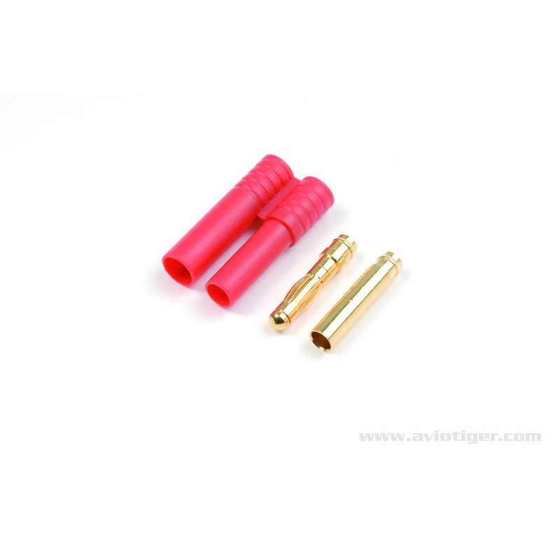 CONNECTEUR OR PLASTIQ 4MM