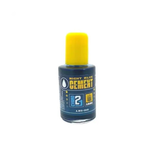 Night Blue cement – medium density high resistance plastic cement