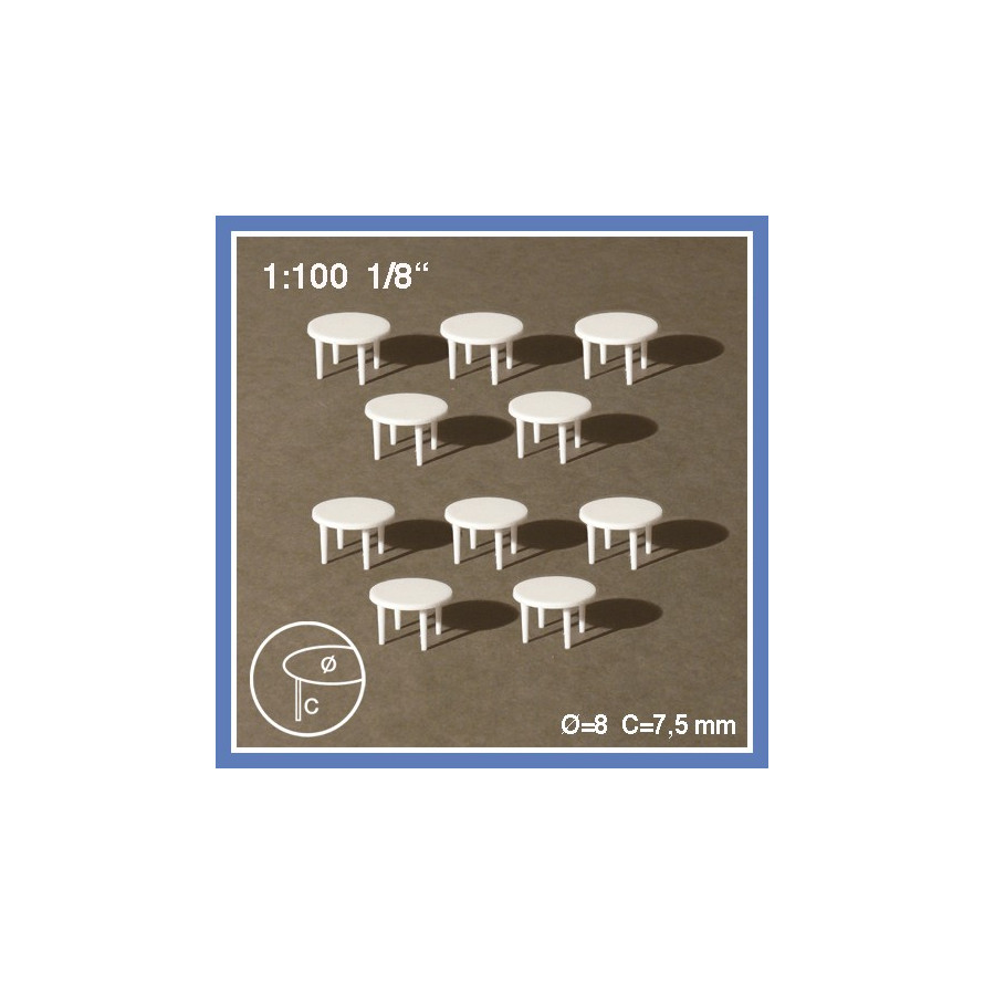 Lot De 100 Figurines HO (échelle 1:100) En Plastique Blanc - Pour Dioramas, Maquettes De Train, Décors De Paysage - 11