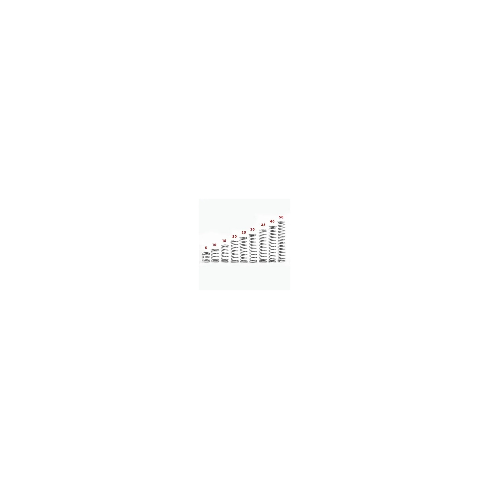 2 Ressorts De Compression En Acier Inoxydable 304 - Dimensions : Diamètre Extérieur 32 Mm, Fil 4.5 Mm, Longueur Libre 70 Mm - Pour Applications Mécaniques, Bricolage