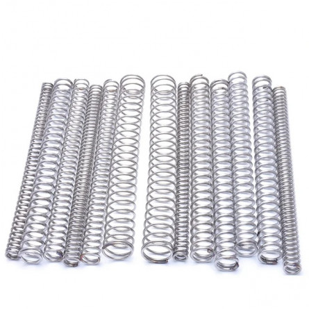 50 Ressorts De Compression Acier | Fil 0.5mm Ø Ext. 5mm Long. Libre 15mm | Pour Bricolage Et Réparation