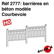 Barrières en béton modèle...