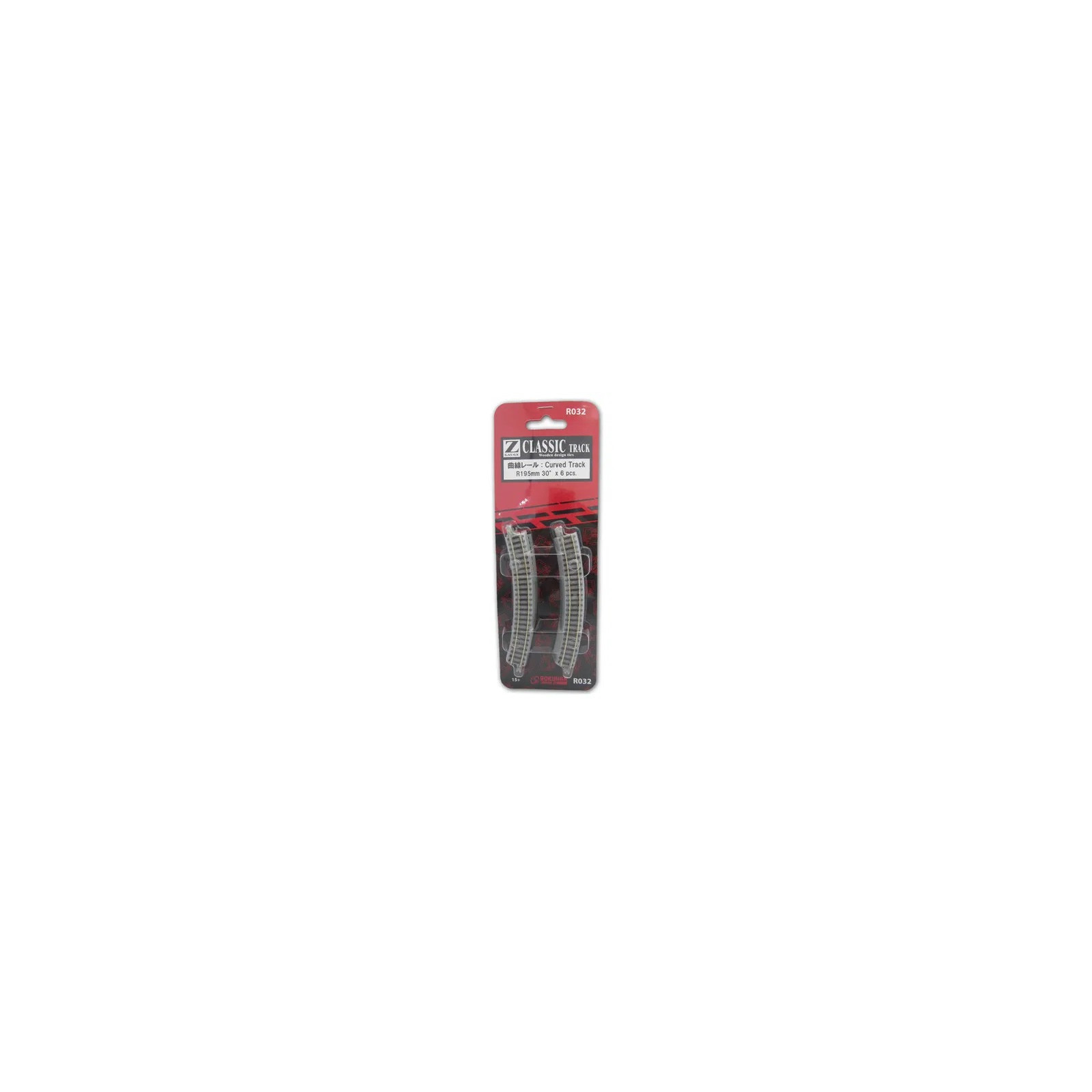 Rokuhan R057 Aiguillage Gauche Courbé / Curved Electric Turnout Left R195 30