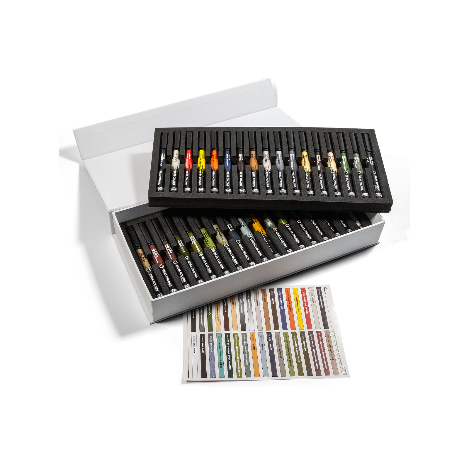 Rankcon Color Box SPECIAL BOX REAL COLORS MARKERS - 34 units