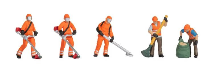 Noch H0 Travaux De Coupe Peint, Debout - Image 4
