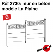 Mur en béton modèle La...