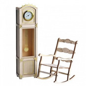 Horloge et rocking chair