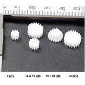 Pignon POM BLANC 18 Dents...