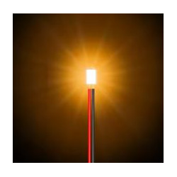 Lampe Clignotante Automatique De Chantier Orange &agrave; Pile Novap 3330007
