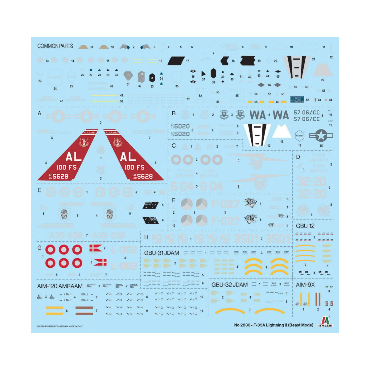 Revue de kit maquette Tamiya F-35A Lightning II au 1/48 61124