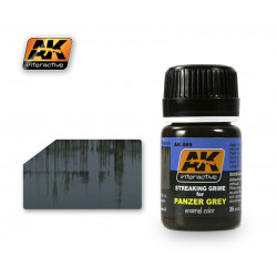 AK069 Streaking Grime for PANZER GREY (enamel color)