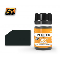 AK 071 FILTER Blue Filter for Panzer Grey