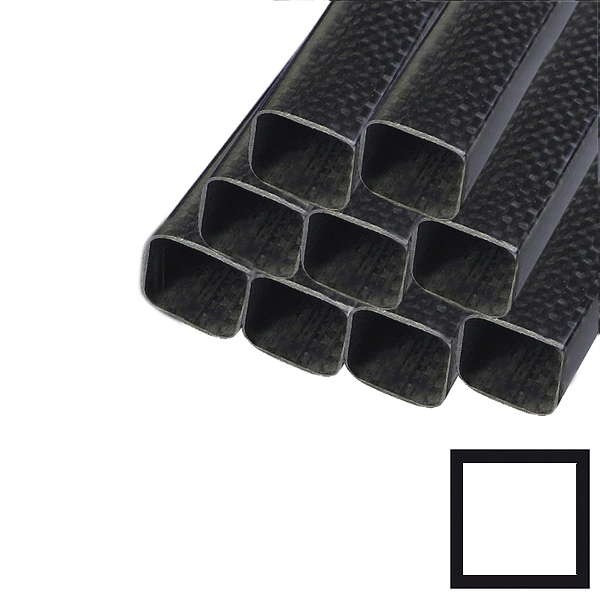 Tube de carbone carré 4x0,5mm