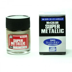 Peinture Gunze Mr.COLOR SUPER METALLIC SM05 Super Titanium