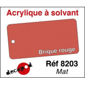 Brique rouge mat  30ml