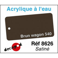 Acryl eau Brun wagon 540