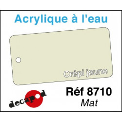 Acryl eau Mat Crépi jaune