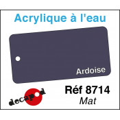 Acryl eau Ardoise mat