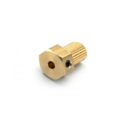 Insert en laiton pour axe de 2mm