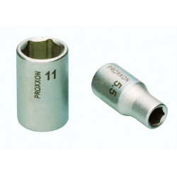 Douille 1/4" (6,3mm) en acier CrV - Longueur 25 mm