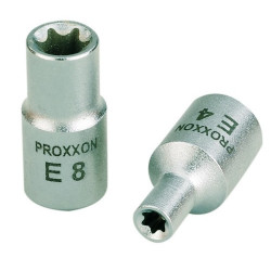 Douille Femelle Torx 1/4" (6,3 mm) en acier CrV Longueur 25 mm