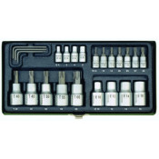 Coffret douilles TX" 1/4 et...