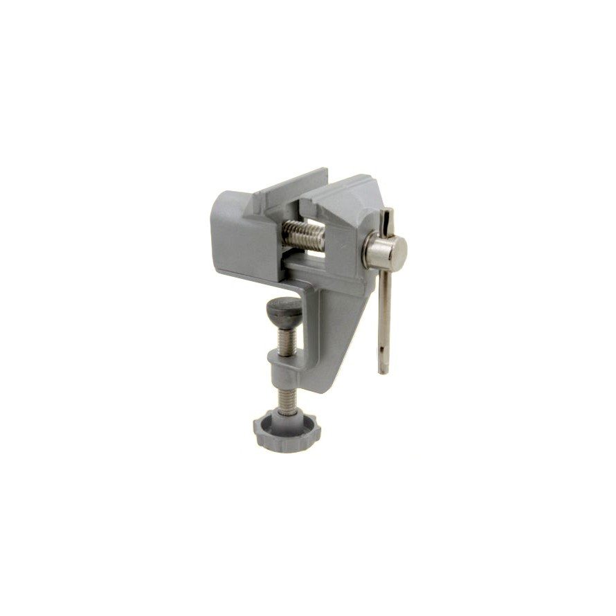 Étau De Machine En Aluminium Avec Serrage Rapide - Ouverture 70 Mm, Mâchoires Acier Rainurées - Pour Perceuse, établi, Pièces Rondes - Marque CONNEX - 9